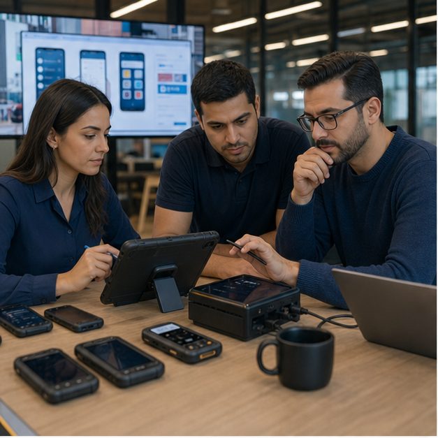 App and SaaS company packaging software with managed Android devices
