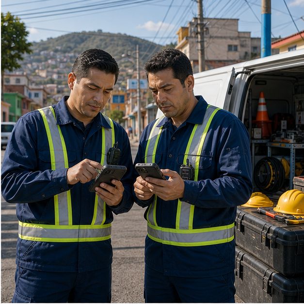 Dedicated Android kiosk tablets configured for controlled self-service